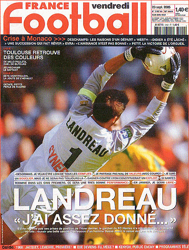 France Football N° 3 102 bis - 23 septembre 2005