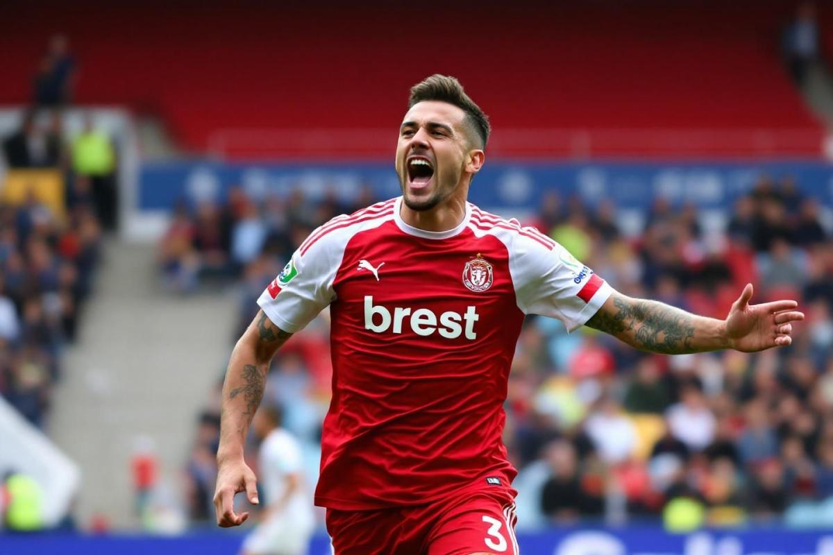 Brest ouvre le score face à Monaco avant la mi-temps